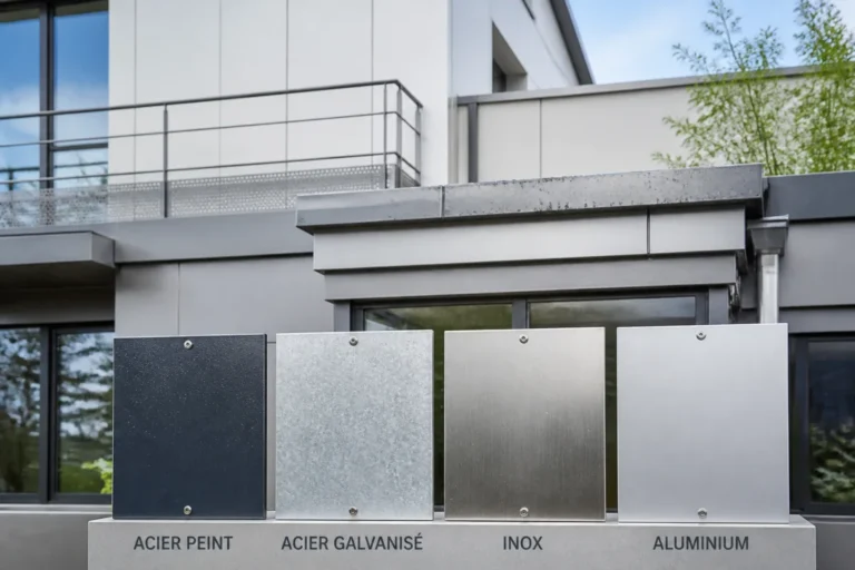 Rénovation de façade et protections métalliques pour un bâtiment durable