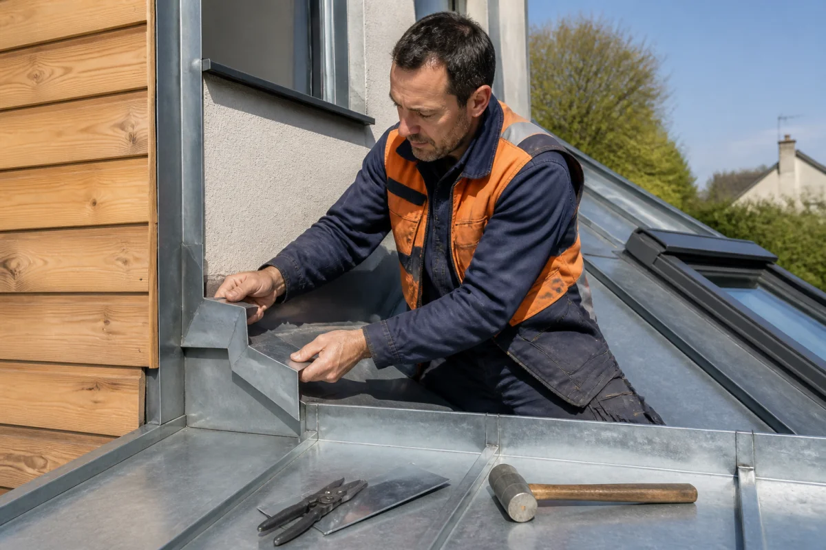 Le zinc en toiture et la zinguerie dans un projet durable