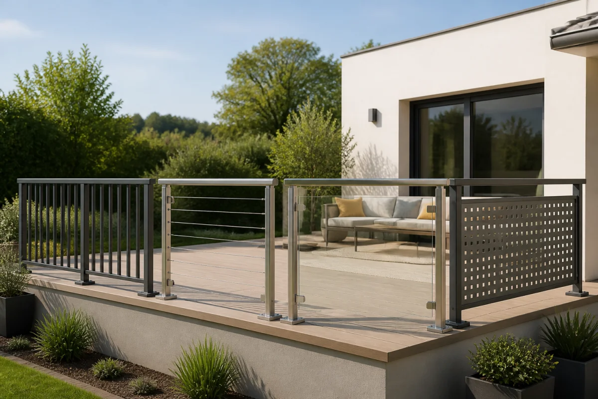 Bien choisir un garde-corps en acier pour terrasse