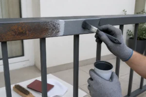 Entretenir durablement ses garde-corps métalliques