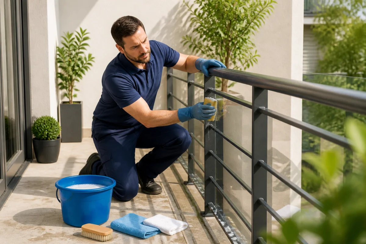 Entretenir durablement ses garde-corps métalliques