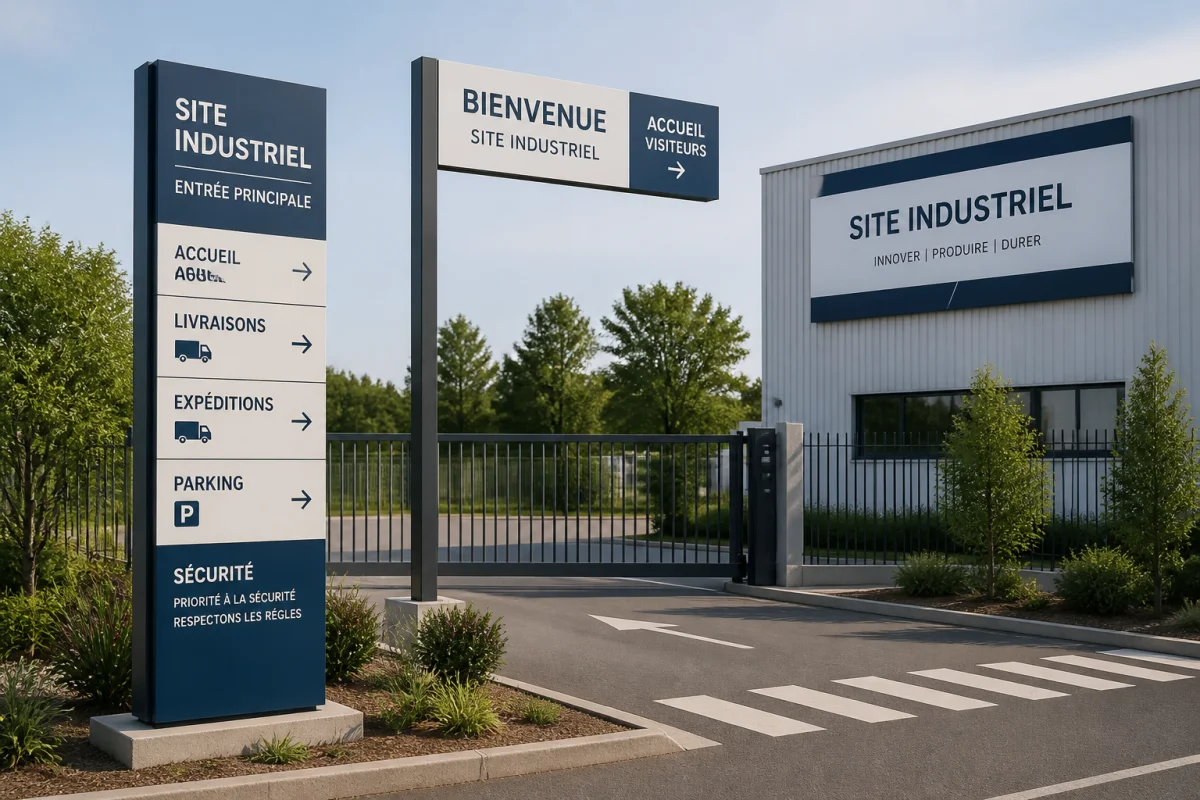Réussir une signalétique extérieure d’entreprise durable et lisible